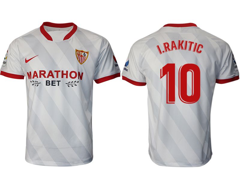 Men 2020-2021 club Sevilla FC home aaa version #10 white Soccer Jerseys->other club jersey->Soccer Club Jersey